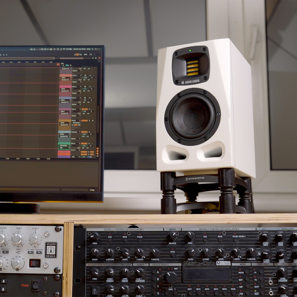 Adam Audio A4V White Studio Monitor - The Disc DJ Store Adam Audio A4V White Studio Monitor - The Disc DJ Store